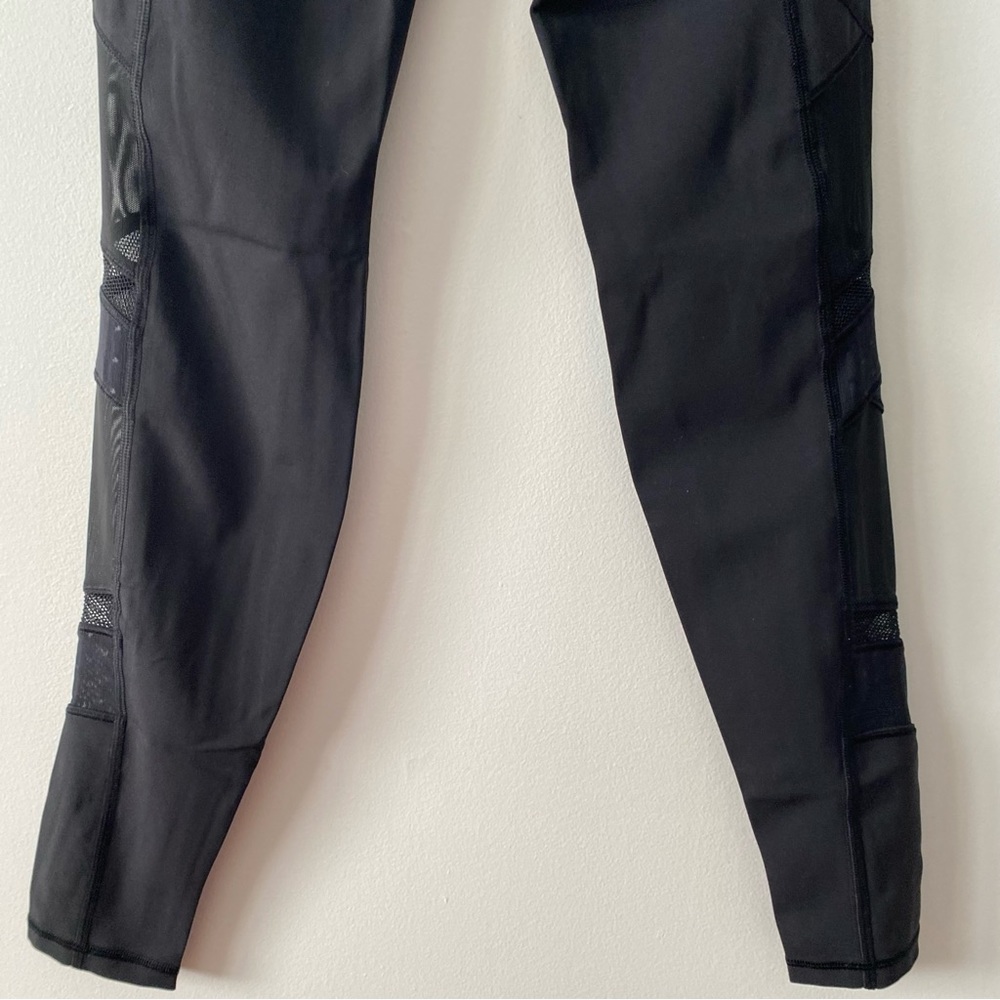 Lululemon Just Breathe Pant mesh leggings in black size 6 - Picture 16 of 17